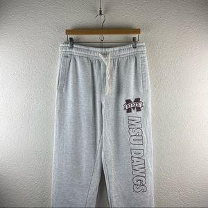 Knights Apparel l L MS State University MSU Dawgs Drawstring Jogger Sweatpants